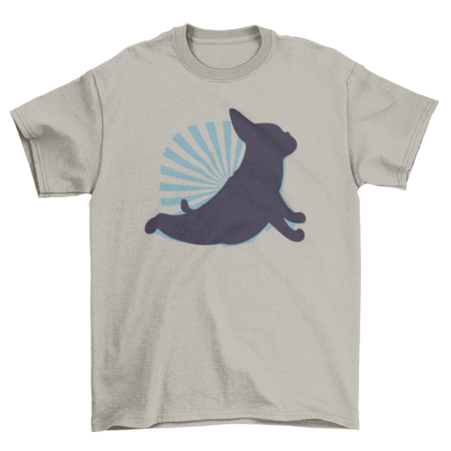 Yoga dog t-shirt