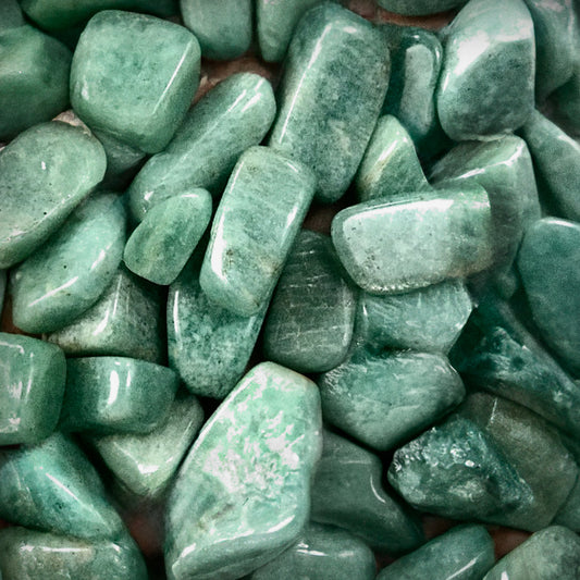 Natural Amazonite Gemstones Tumbled